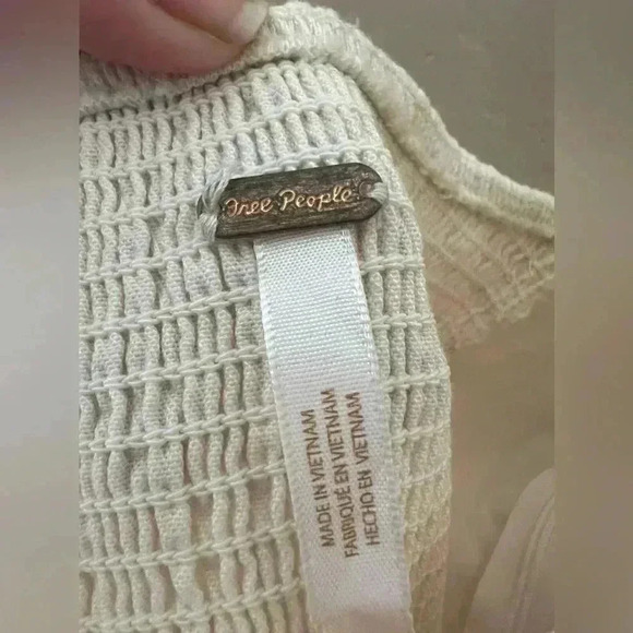 NWT FREE PEOPLE Cheyenne Denim Mini Dress - Size Small - 100% Cotton - Picture 5 of 13